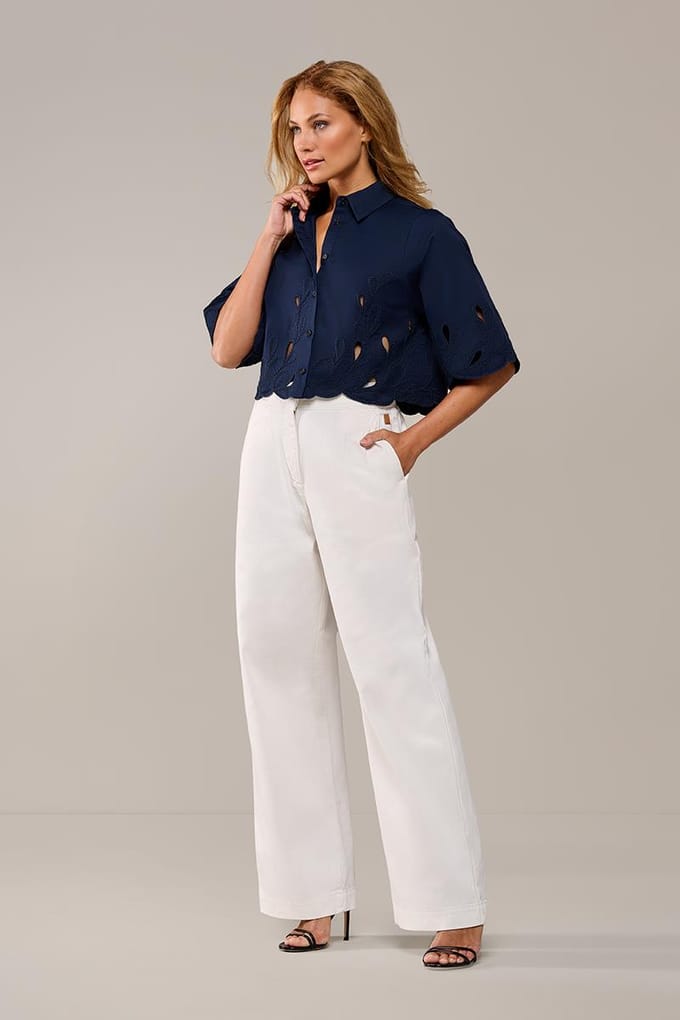 Tirzy Blouse Navy
