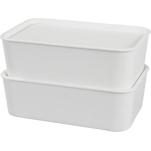 W5 Opbergboxen met deksel 2,5 L - 4 stuks