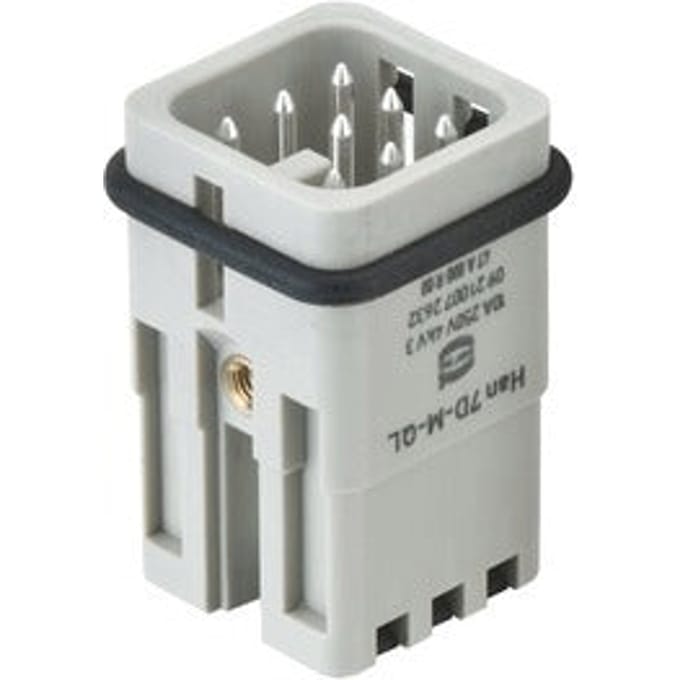 Han 7D-M Snelsluiting Mannelijke Invoeg 10A 1.5mm² - 09210072632