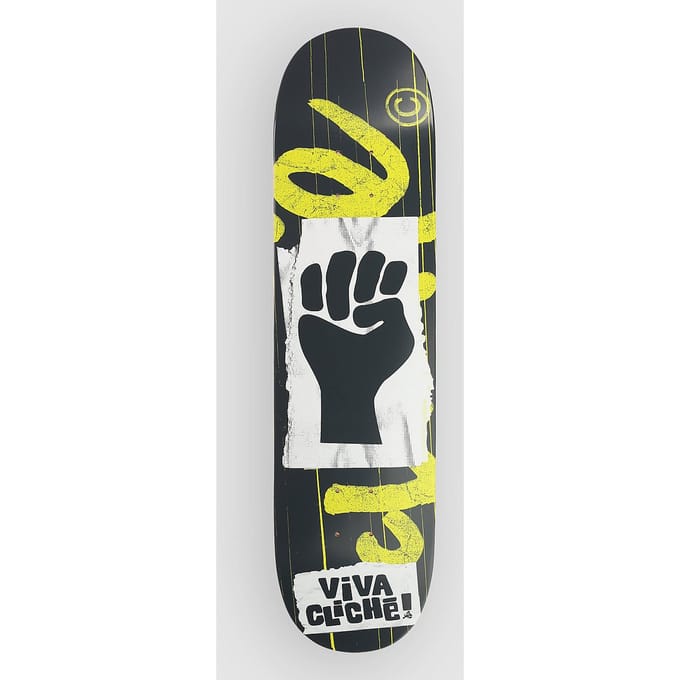 Cliché Viva 8" Skateboard Deck grijs