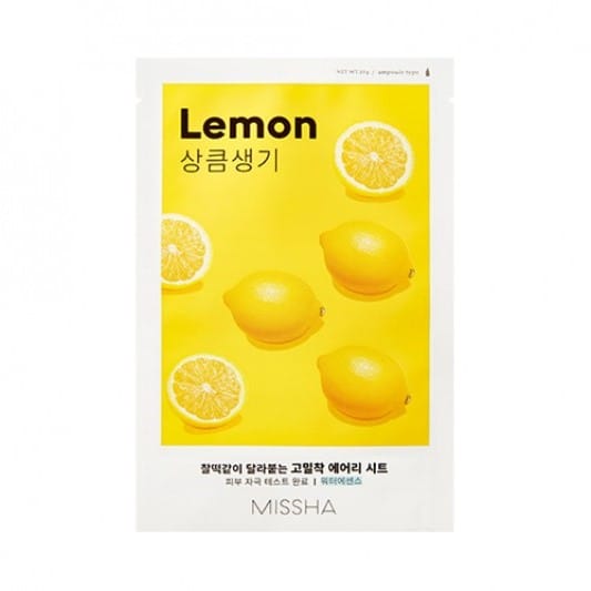 MISSHA - Airy Fit Sheet Mask - Lemon - 1stuk