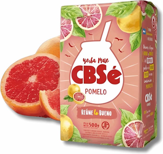 CBSé Pomelo - Grapefruit Yerba Mate - 500 gram Echte Argentijnse Mate Thee
