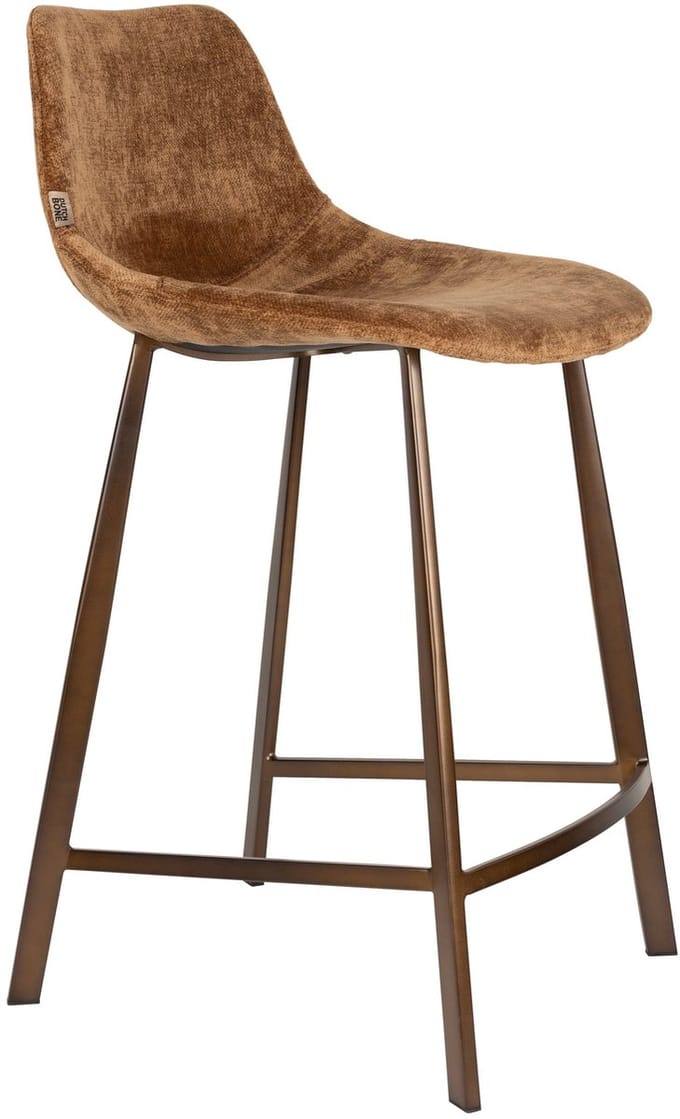 Dutchbone Franky Barkrukken 65 cm Cognac - Set van 2