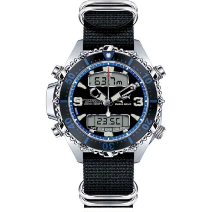 Chris Benz Dames, Heren, Unisex watch CB-D200X-B-NBS