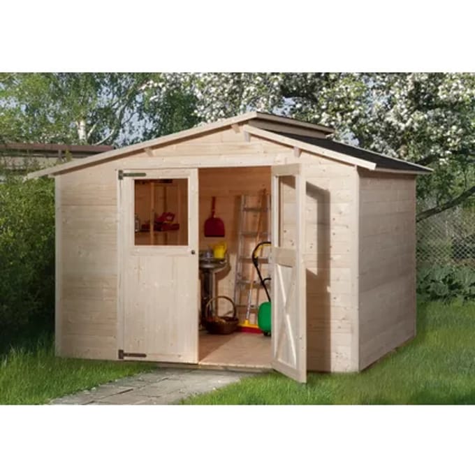 Weka Tuinhuis 323 - Onbehandeld - 250x299cm