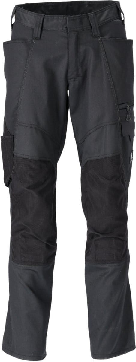 Mascot Accelerate Broek met kniezakken 20679-439 - Zwart - C43 - 82