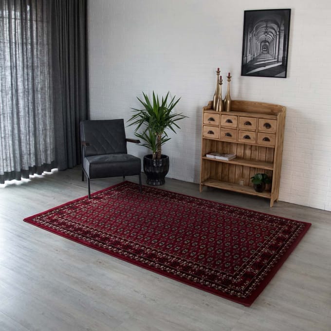 Perzisch tapijt - Royalty Darya rood 80x150