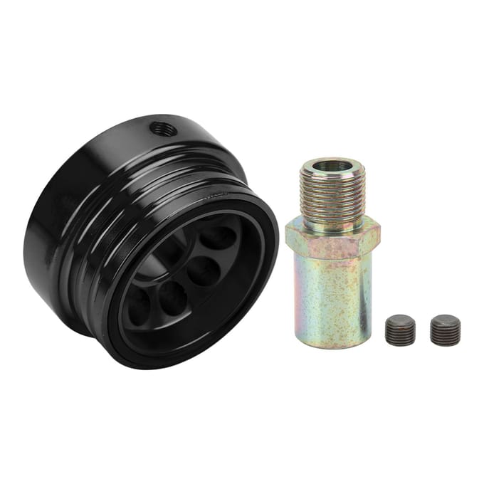 Professionele Oliefilterplaat Olie Sandwich Plaat Adapter Auto Accessoire voor GT86 2017+(Zwart )