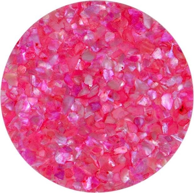 Quiges - Munthouder Munt 33mm Schelp Roze - EPR011