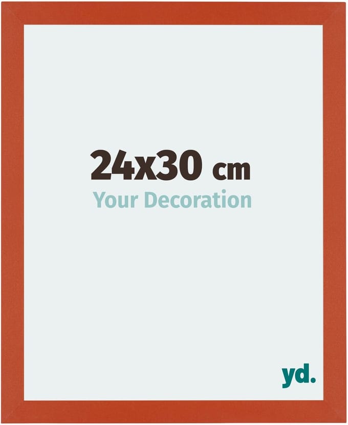 Your Decoration - Fotolijst 24x30 cm - MDF - Oranje - Mura