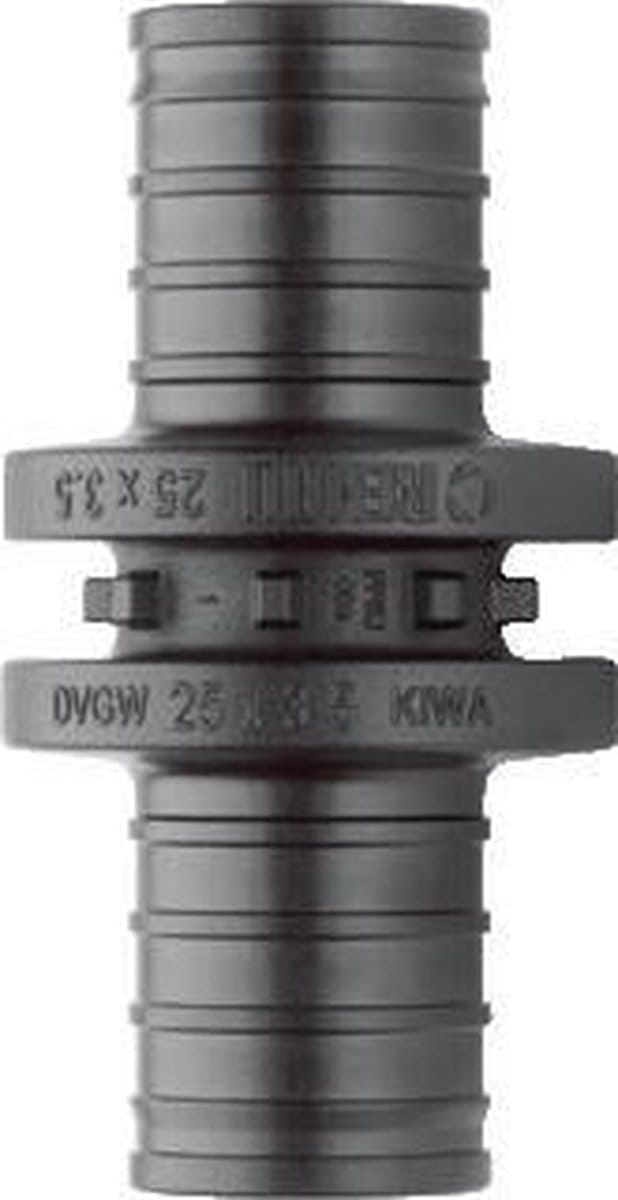 Rehau Rautitan rechte koppeling gelijk 32x32mm PX