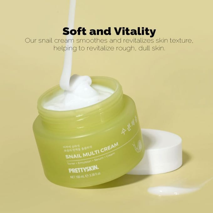 [PRETTYSKIN] Crème Multi Escargot 100ml beige