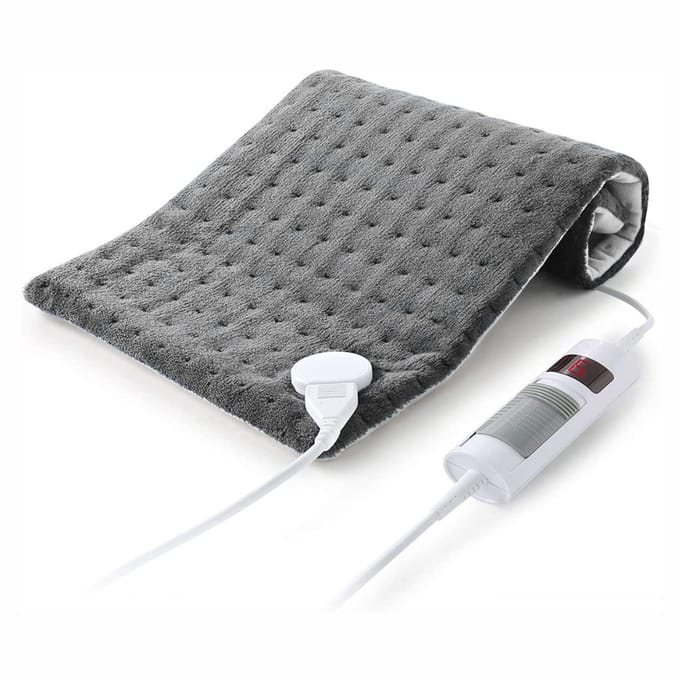 SVN® Warmtekussen Elektrisch - Warmtekussen - Warmtedeken - 6 Niveau's - Grijs - 32cm x 16cm x 9cm