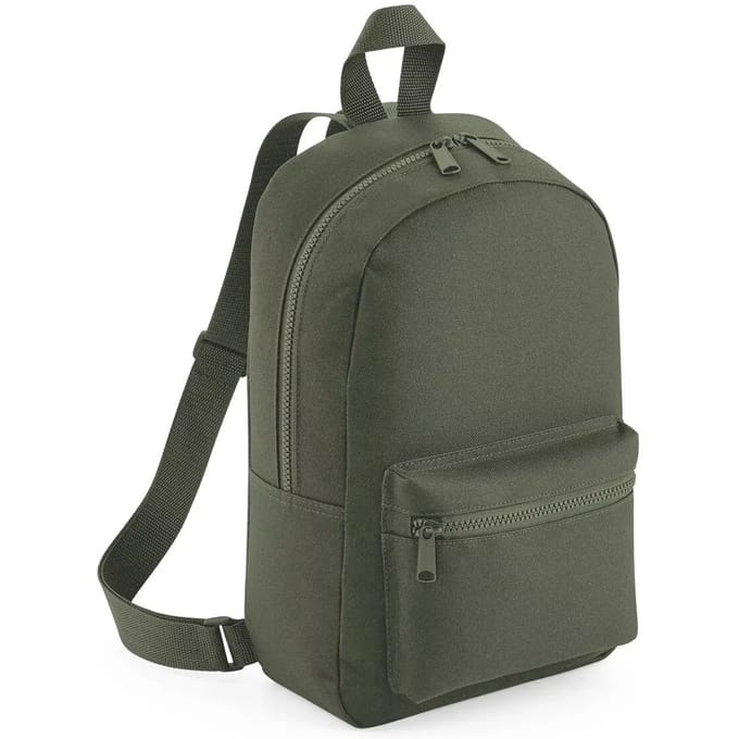 Mini Essential Fashion Backpack/Rugzak Bagbase - 7 Liter Olive Green