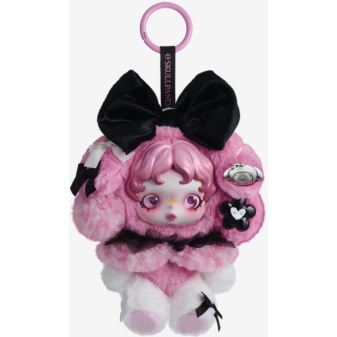 POP MART SKULLPANDA × MY MELODY Knuffelpoppen black