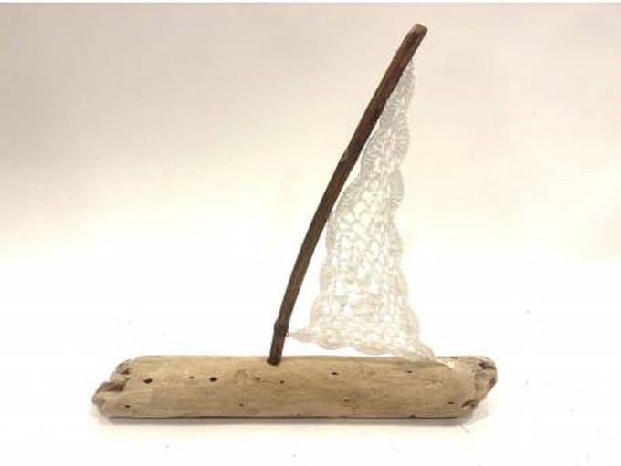 Boat driftwood gehaakt