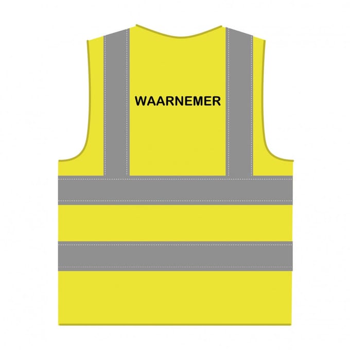 Waarnemer hesje RWS geel