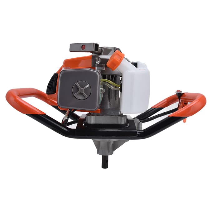 Elektrische Grondboor met Spiraalgatgraver Luchtgekoeld 2-takt 68CC Grondboor Machine black