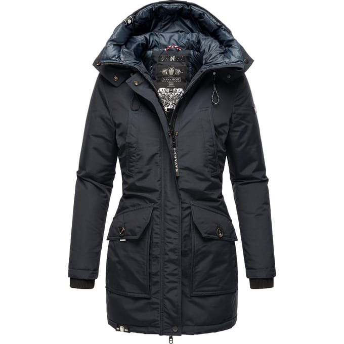 Navahoo dames winterjas Blizzardstorm – Lang, Warm & Functioneel