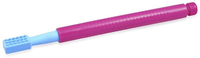 ARK Therapeutic vibrerend mondmotorisch hulpmiddel magenta voor kinderen.