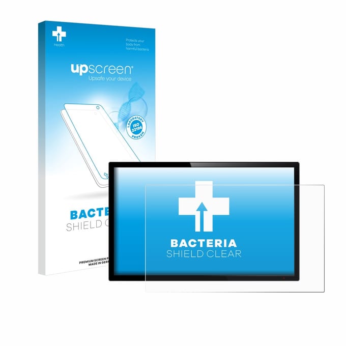 upscreen - Screenprotector voor Touch-Panel PC's met 24 inch-scherm [532 mm x 299 mm, 16:9] - Folie Beschermfolie transparant antibacterieel