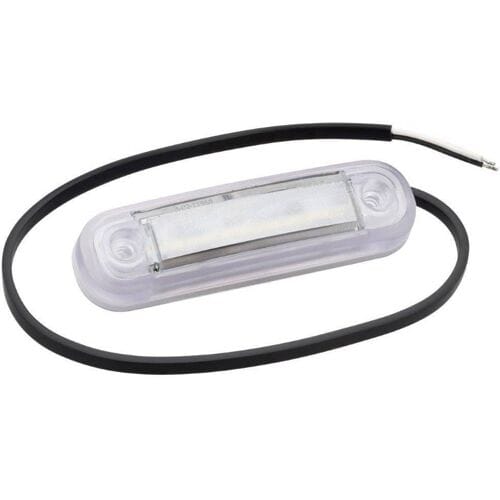 Fristom Markeringslicht Open kabeleinden Markeringslicht Voor 12 V, 24 V Wit Transparant