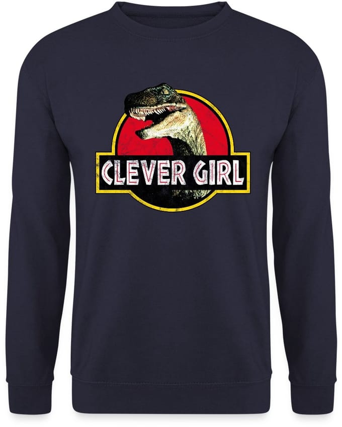 Jurassic World Raptor Clever Girl Sweater Heren