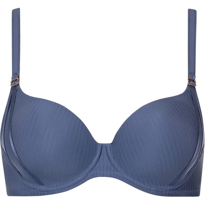 Blauwe voorgevormde beugel BH Lisca Laura