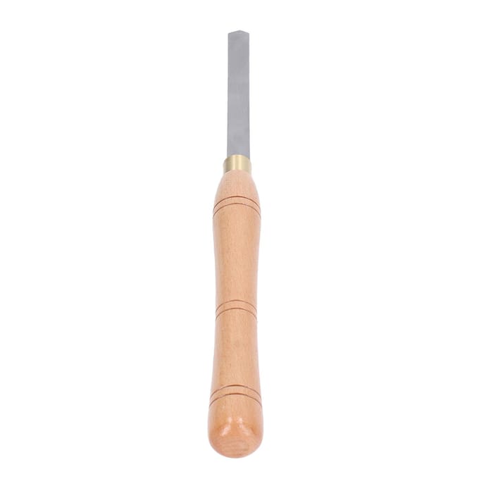 Houtdraaibank Draaibeitel HSS Draaibankbeitel Gereedschap Ergonomisch Beuken Handvat Schuin Driehoek Draaien beige