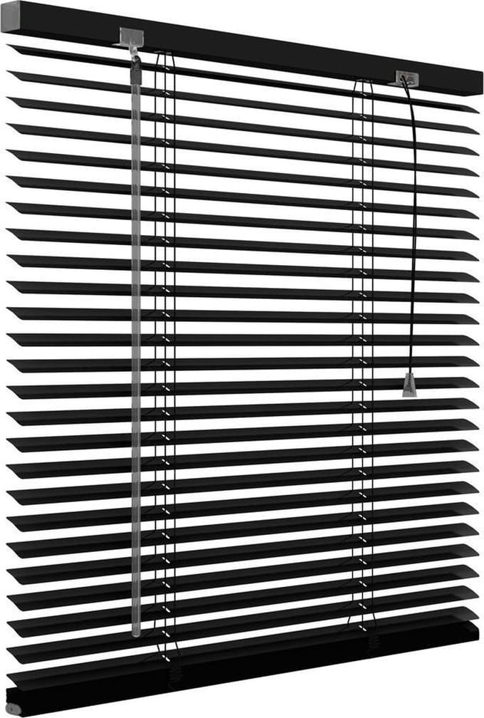 Decosol Jaloezie Horizontaal Aluminium Zwart 25mm 120x180cm