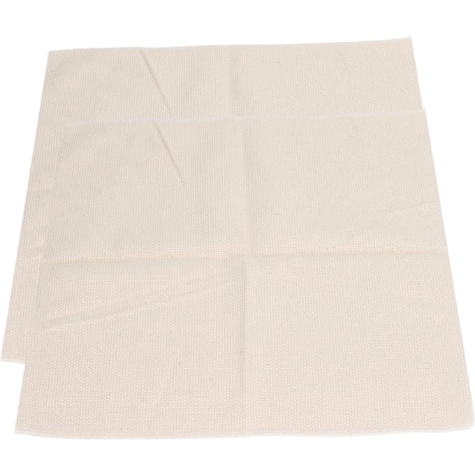 2 stuks Monk's Cloth Groot Overlock Tuftingdoek Primair Monk's Cloth voor DIY Tapijt Punch Tuften white