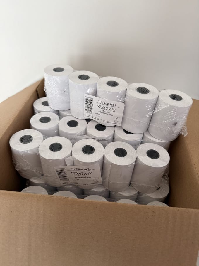 Pinrollen 57x40x12 -20m - 50 rollen per doos