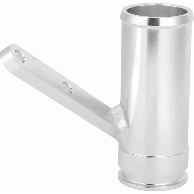 Silencieux d'échappement de voiture Éliminateur de turbo Silencieux sonore Alliage d'aluminium Compatible avec Dodge gray