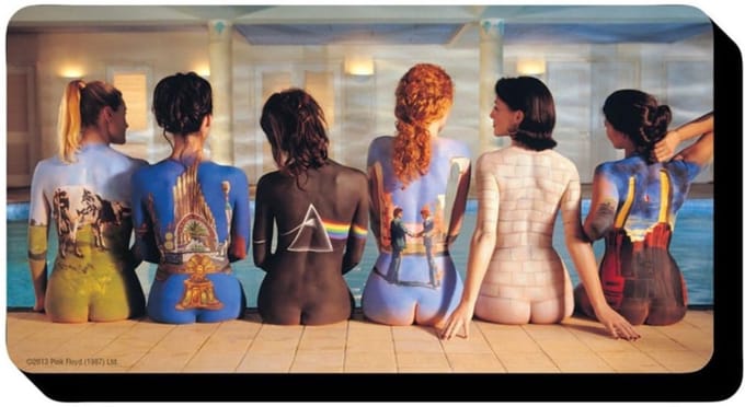 Pink Floyd: Back Art Funky Chunky Magnet