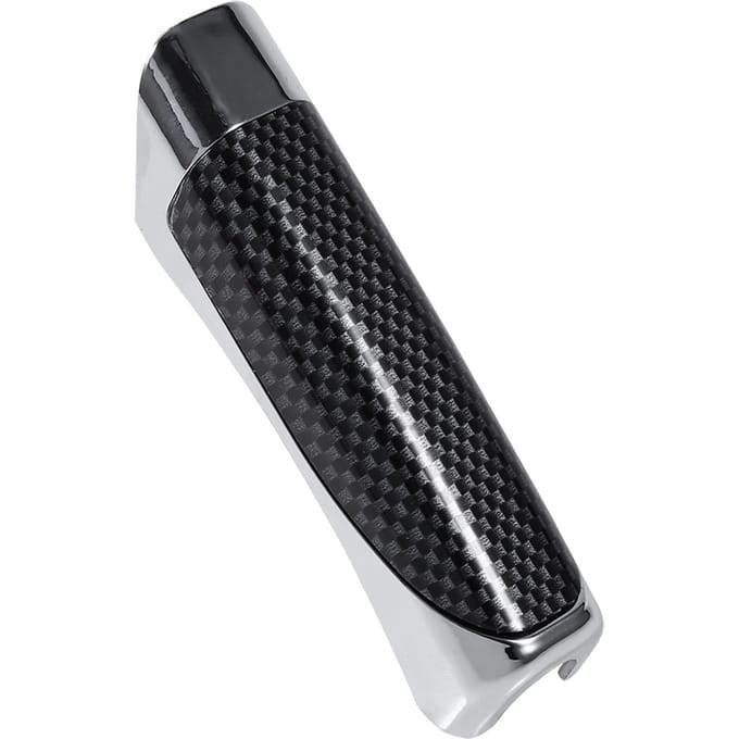 Auto Handrem Rem Beschermer Decoratie Cover Koolstofvezel Stijl black