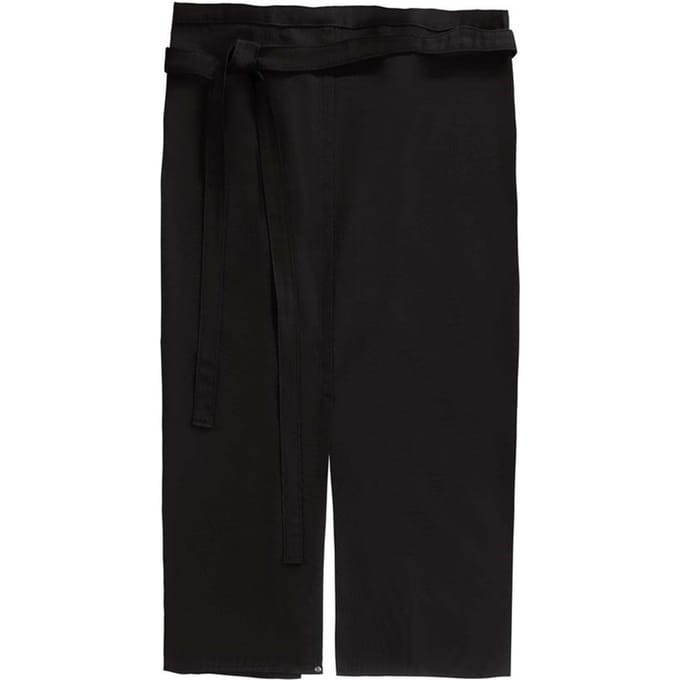 CG Workwear Milano schort met split aan de voorkant (Zwart)