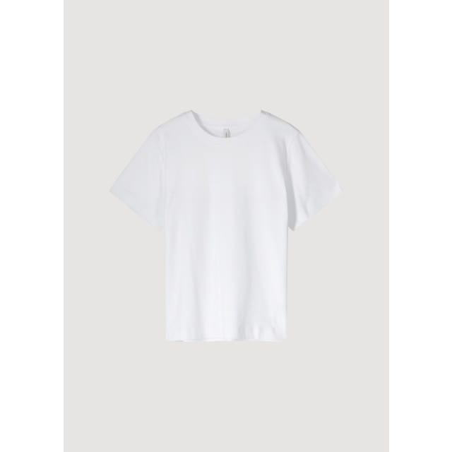 Summum - Shirt Wit Summum Short Sleeve Top Classic Cotton Tee T-shirts Wit Lyon-30645
