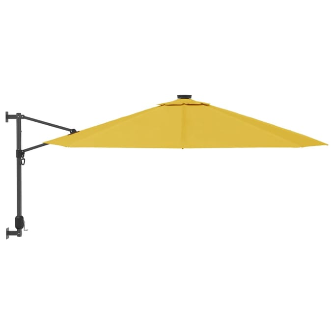 vidaXL - Wandparasol - 290 - cm - geel