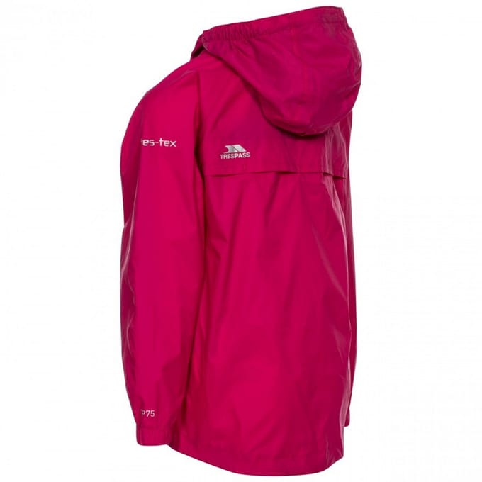 Trespass Kinderen/kinderen qikpac waterdichte packaway jacket