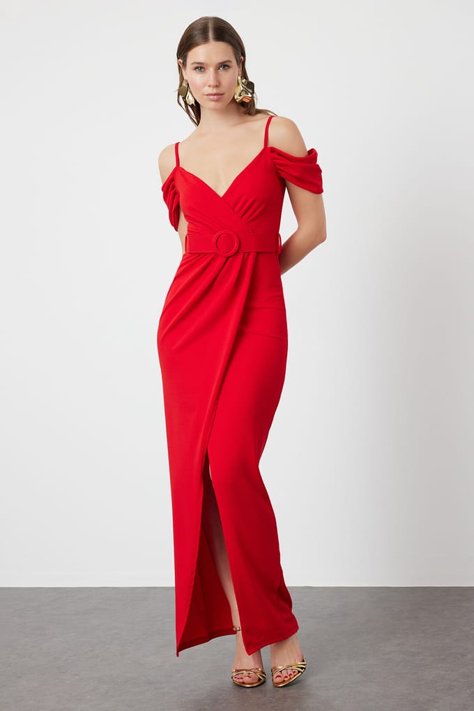 Dames maxi korte jurk Unifarben voor afstuderen/gala, normale pasvorm, avond- en galajurk