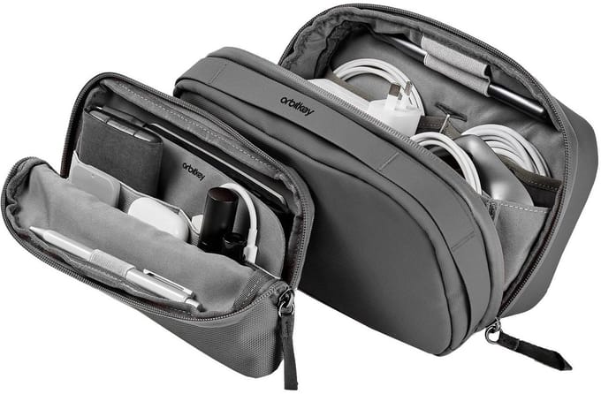 Orbitkey 2-in-1 Organizer Etui graphite