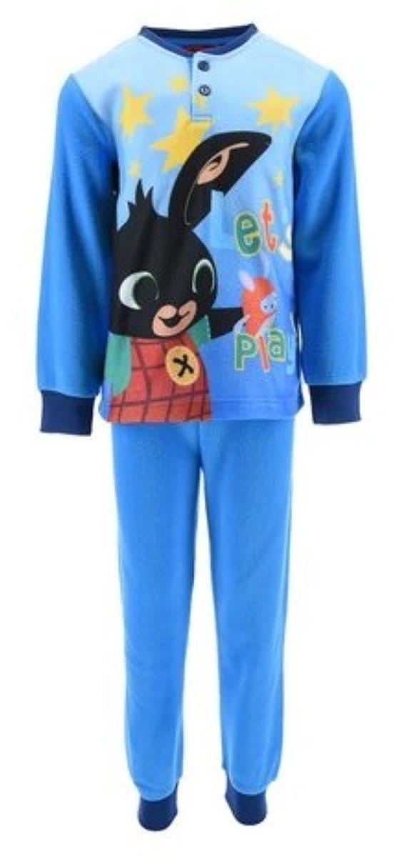 Bing Bunny Kinderpyjama - Fleece - Lichtblauw - Jongens & Meisjes - Maat 110