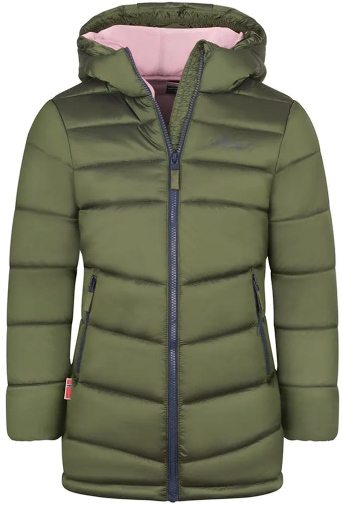 Trollkids Trondheim Coat Jas Groen 128 cm Meisje