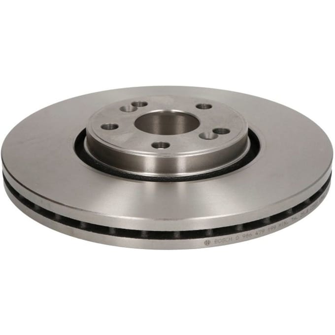 Remschijf BOSCH 0 986 479 199 voorkant, geventileerd, sterk gecarboniseerd, 1 Stuk