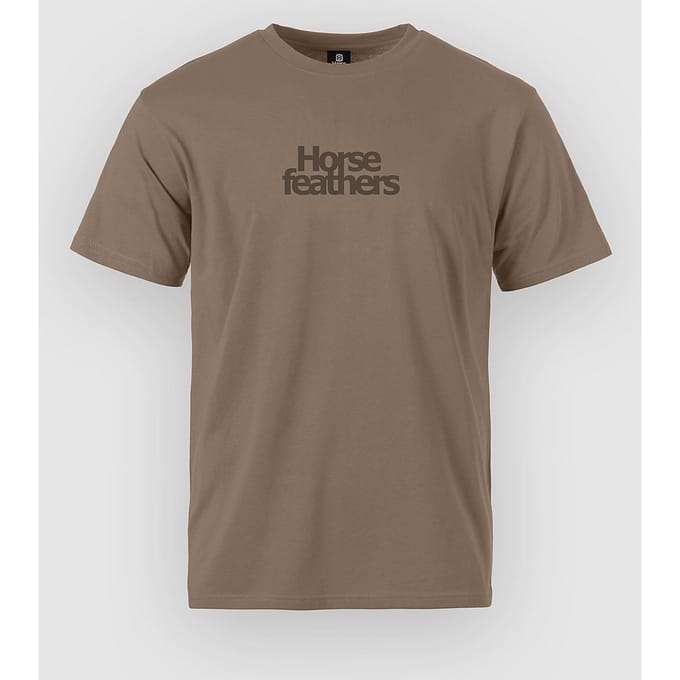 Horsefeathers strikte tshirt (fossiel) - S