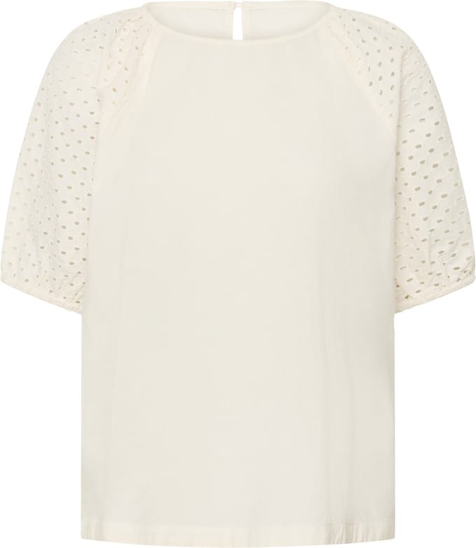 Saint Tropez PalaSZ SS Blouse Dames Blouse - Ice