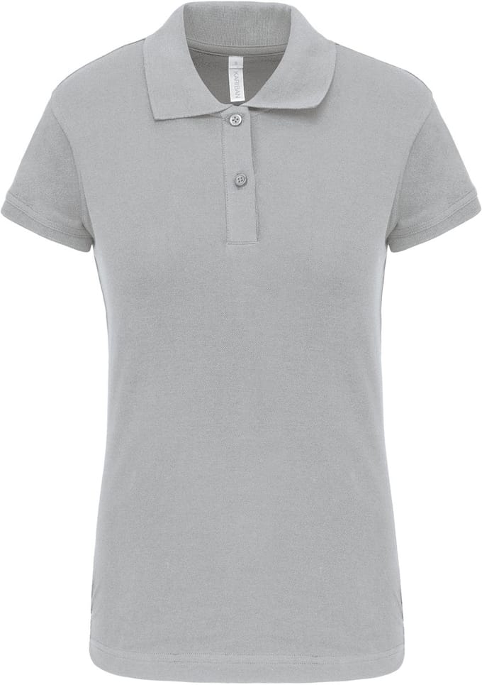 Kariban Piquépolo korte mouwen dames K240 - Snow Grey - M