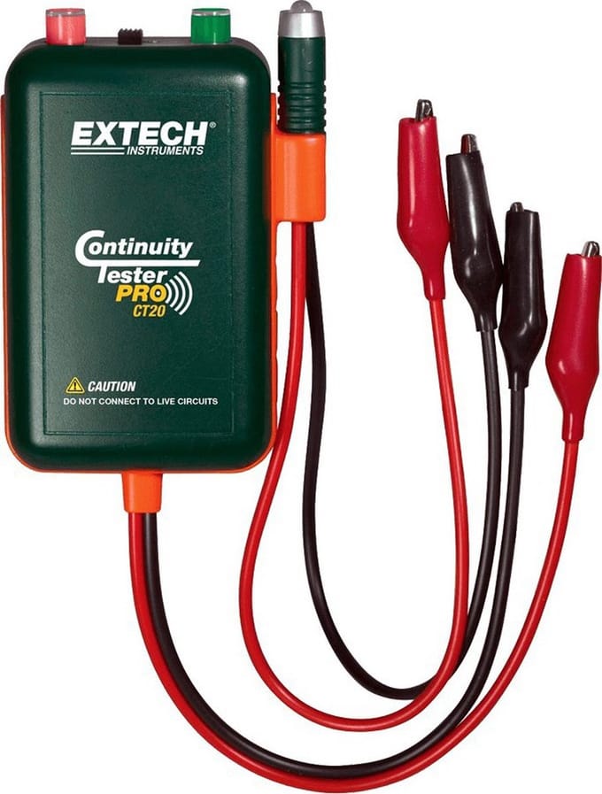 Extech CT20 - Geschikt voor Identificatie-, continuïteits- en onderbrekingsmeting