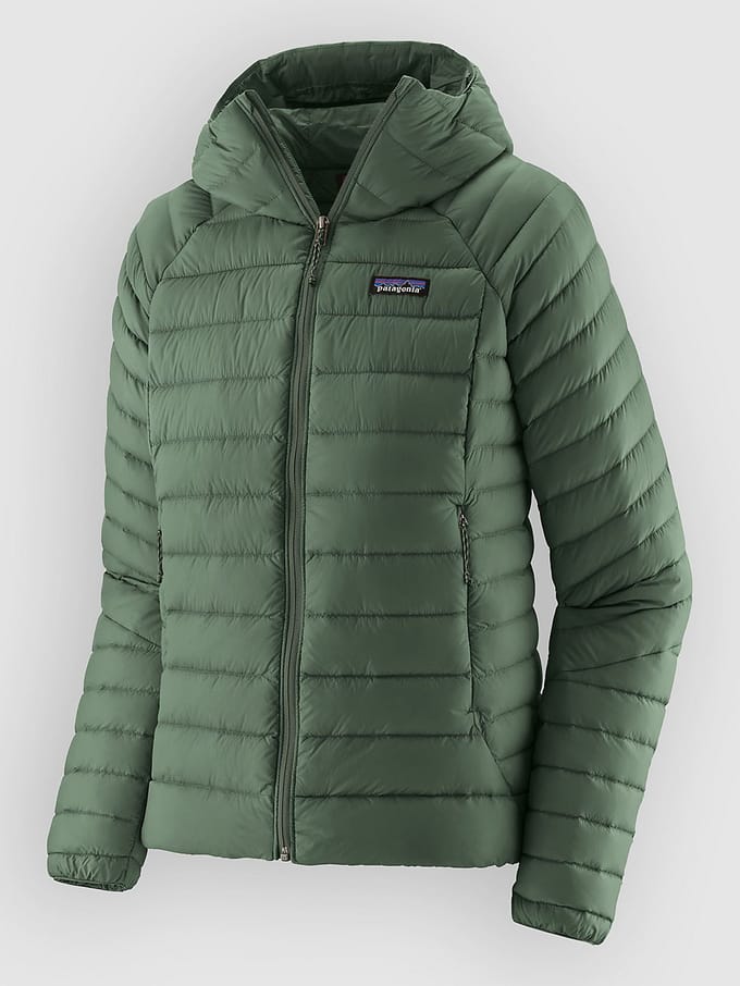 Patagonia Down Sweater Hoody Jas groen
