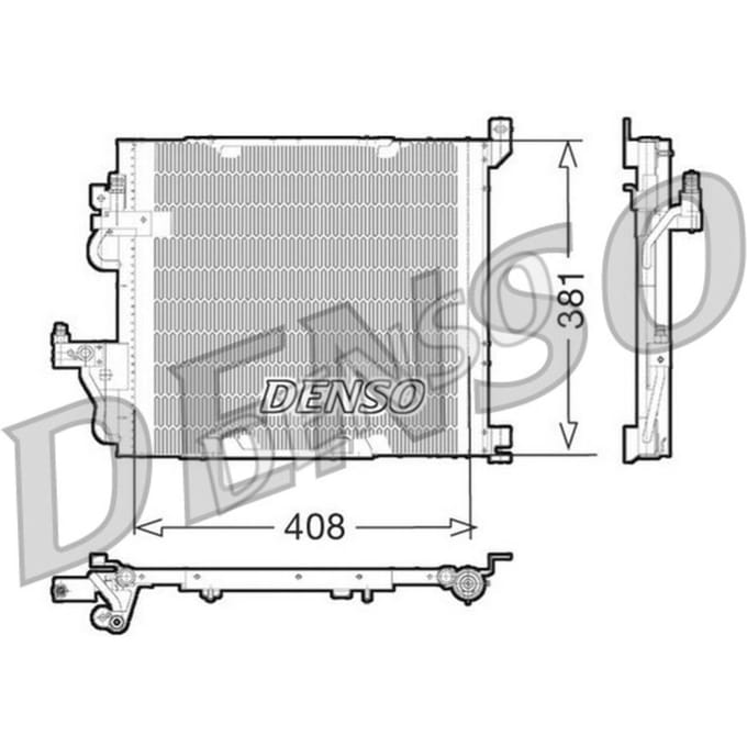 Condensator, airconditioning DENSO DCN20012